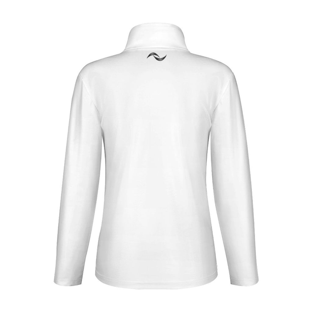ICON Women's1/4 Zipper Long Sleeve Zip Gym Top